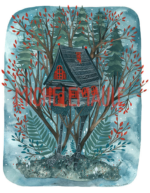 11x14 Print - Baba Yaga's House