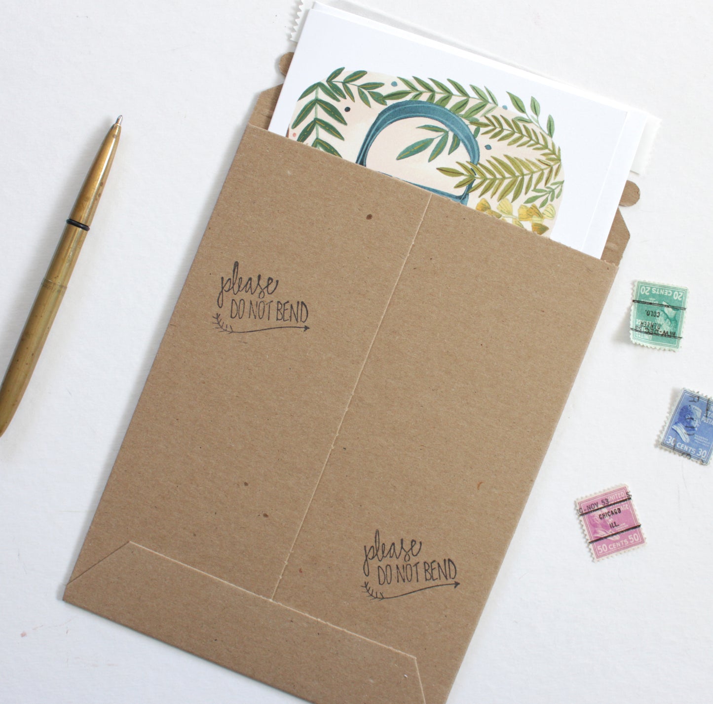 Hand Illustrated Fern Father's Day Card