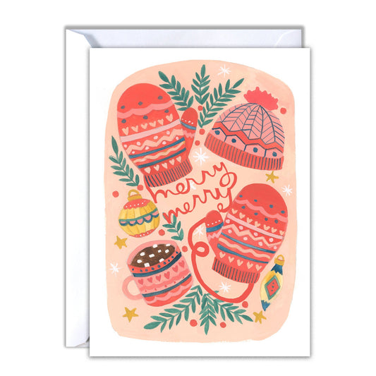 Holiday Card - Merry Merry Knits