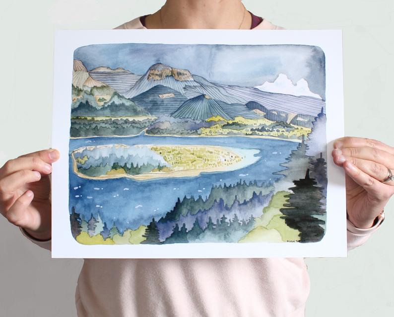 11x14 Print - Columbia River Gorge Print