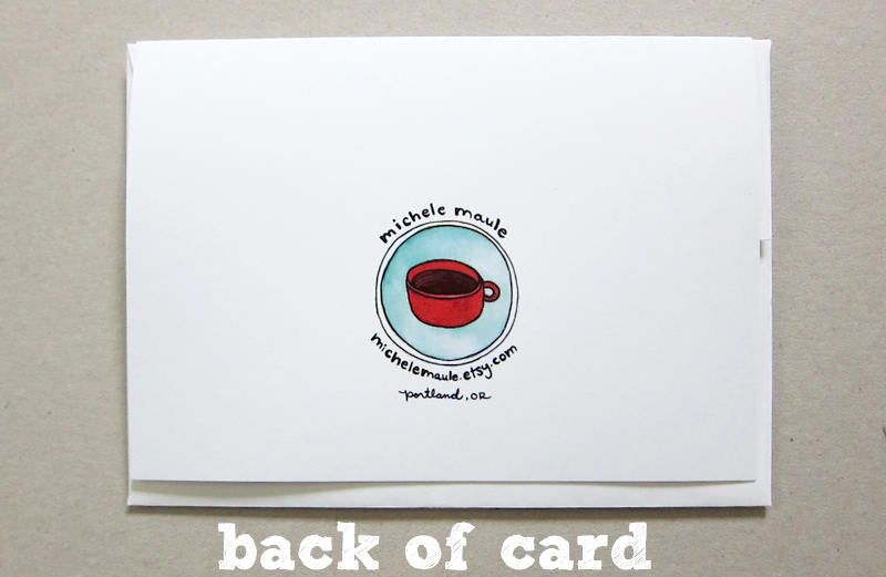 Simple Poppy Design Blank Happy Birthday Card