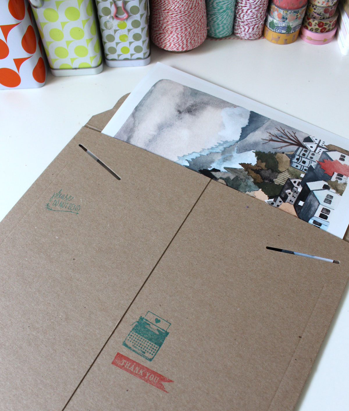 Illustrated by Hand Portland Oregon's Northwest Hills 11x14 Print