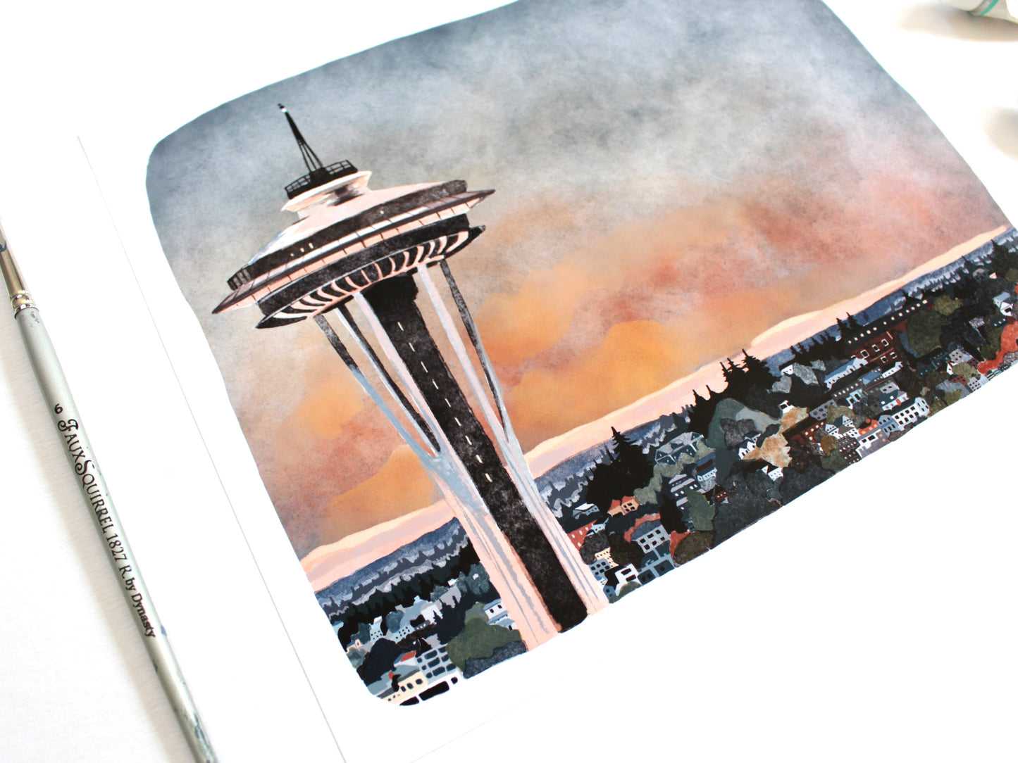 Seattle Space Needle 8x10" Print