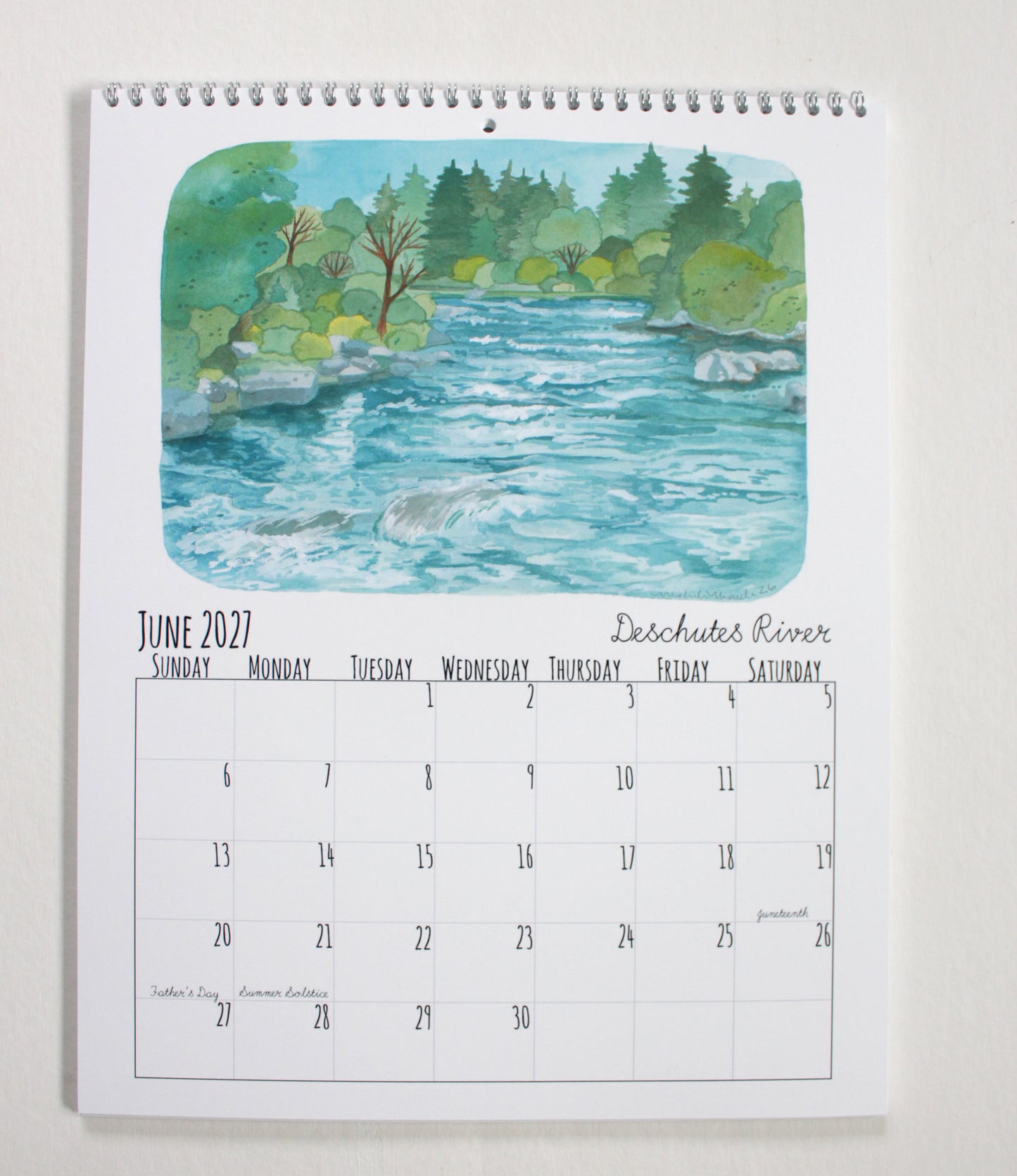 2027 Oregon Calendar