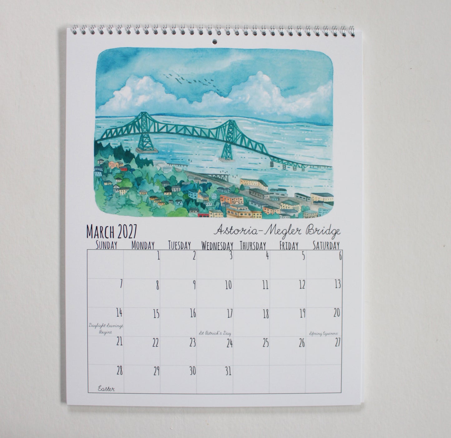 2027 Oregon Calendar