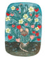 Mouse Reading a Book Under a Strawberry Patch 8x10 Print