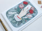 Hand Painted Blank Victorian Inspired Valentine's Day Card - Be Mine