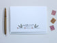 Hand Painted Blank Victorian Inspired Valentine's Day Card - Be Mine