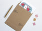 Hand Painted Blank Victorian Inspired Valentine's Day Card - Be Mine