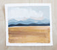 Blue Mountains Original Gouache Painting