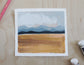 Blue Mountains Original Gouache Painting