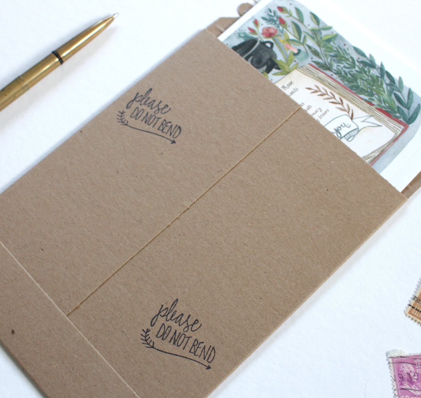 Hand Drawn Illustrated Blank Valentine's Day Card - Put a Spell on You