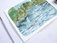 Original Hand Drawn Painting of the Deschutes River in Bend Oregon