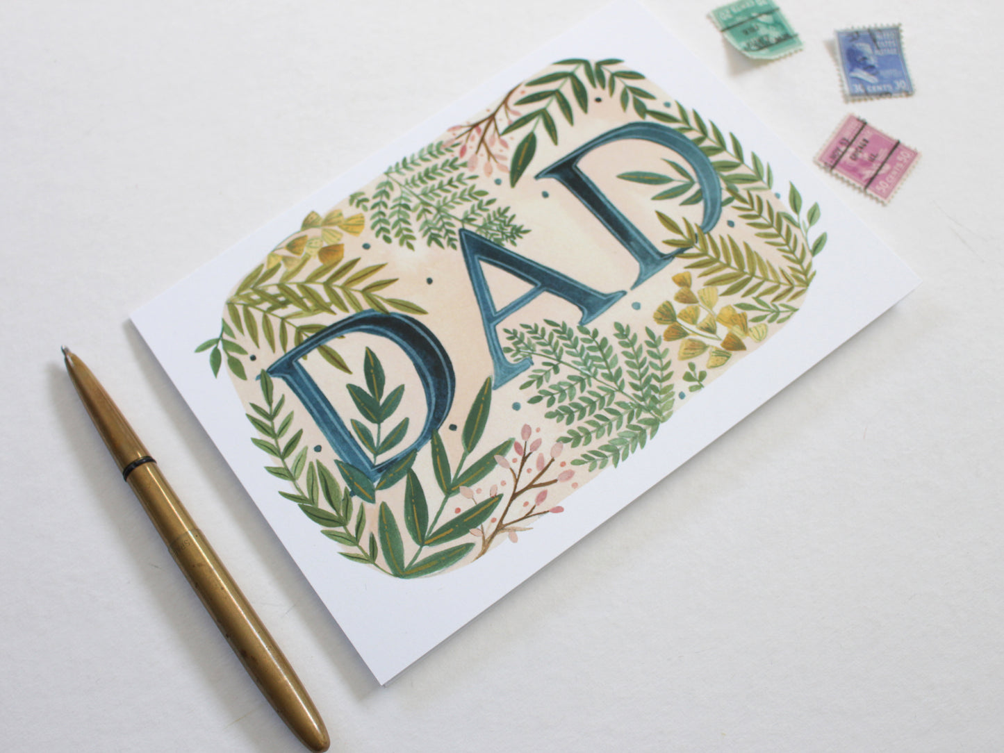 Hand Illustrated Fern Father's Day Card