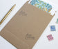 Illustrated by Hand Floral Father's Day Card