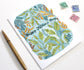 Illustrated by Hand Floral Father's Day Card