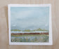 Lush Green Landscape Original Gouache Painting