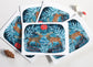 Happy Holidays Winter Deer Greeting Card Set