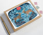 Happy Holidays Winter Deer Greeting Card Set