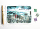 Portland Oregon Holiday Card: City Skyline Illustration