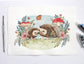 Original Gouache Painting - Little Hedgehogs