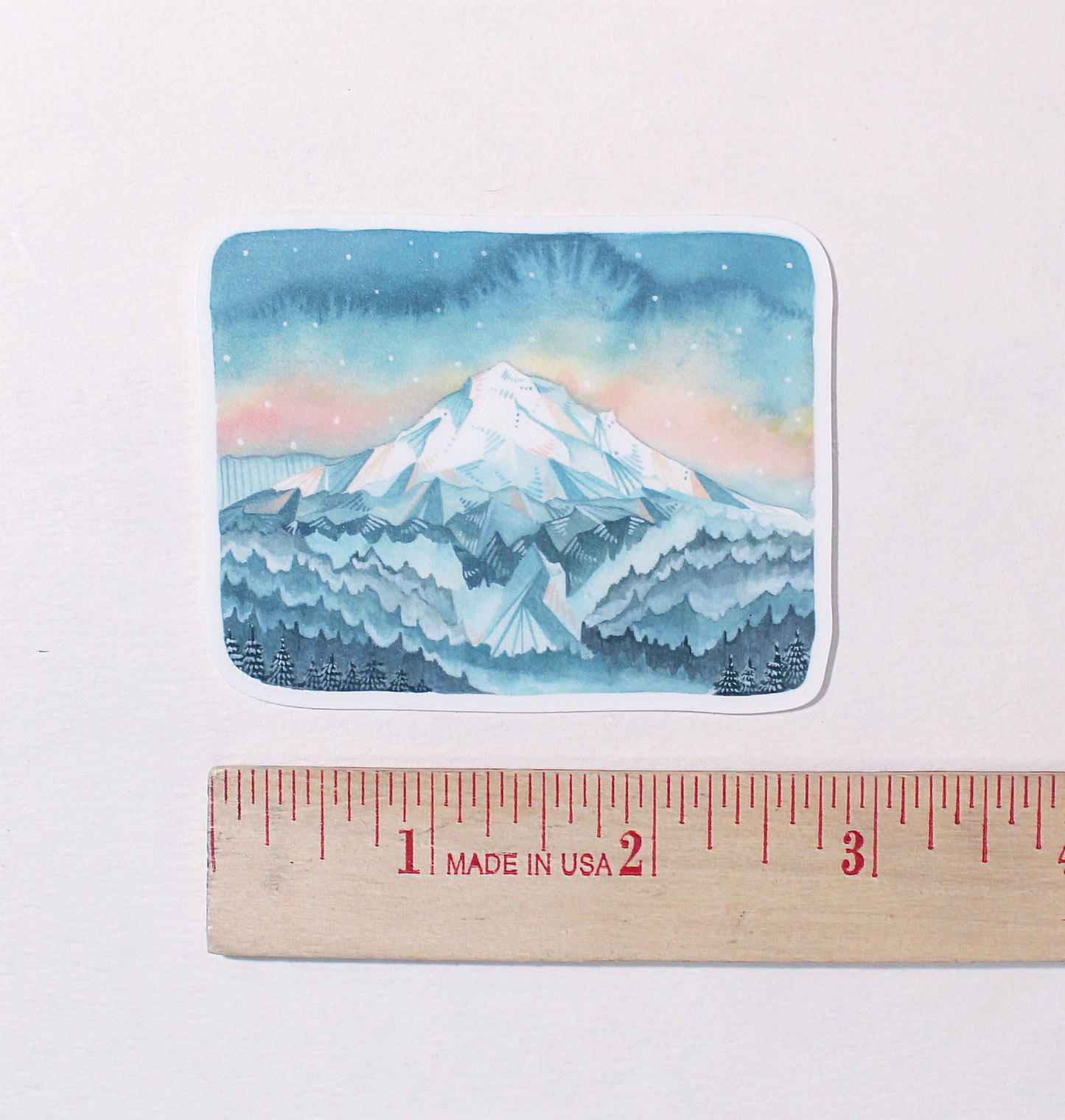Vinyl Sticker - Mt Hood Sunrise