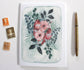Hummingbird Greeting Card - Hand-drawn Design of Two Birds