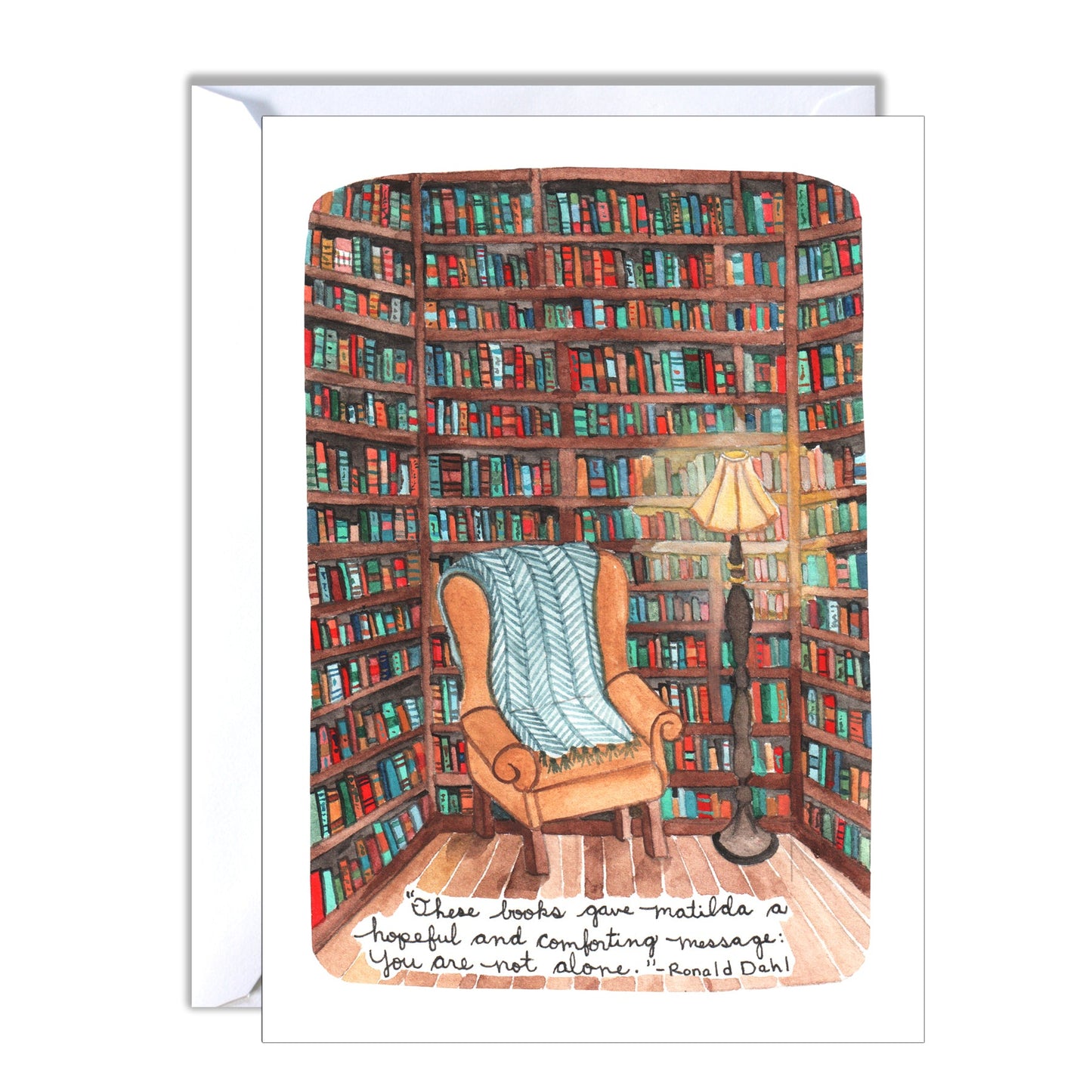 Roald Dahl Quote Encouragement Blank Card - Matilda