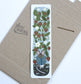 Mouse and Strawberries Two Sided Illustrated Bookmark