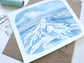 Illustration Art 8x10 Print of Oregon's Mt Hood - Mountain's Out!