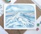 Original Hand Painted Painting of Oregon's Mt Hood