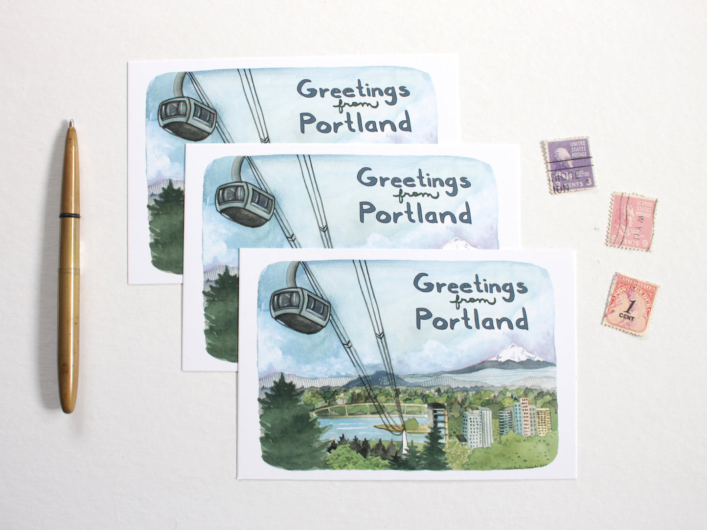 Portland, Oregon Postcard - OHSU Tram Postcard