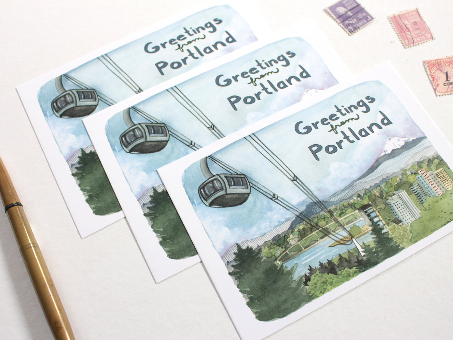 Portland, Oregon Postcard - OHSU Tram Postcard