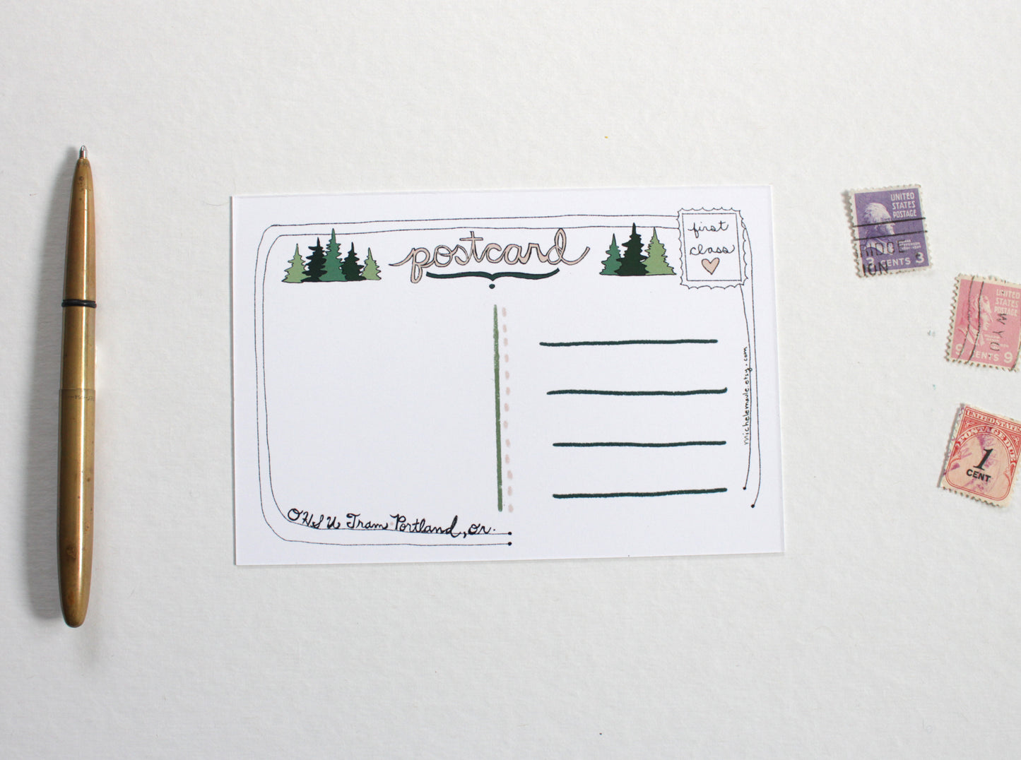 Portland, Oregon Postcard - OHSU Tram Postcard