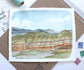 Original Painting of the Painted Hills of Oregon