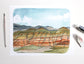 Painted Hills Oregon Hand Drawn Art Print