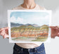 Painted Hills Oregon Hand Drawn Art Print