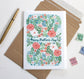 Pink Floral Hand Illustrated Illustrated Mother's Day Card