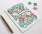 Pink Floral Hand Illustrated Illustrated Mother's Day Card