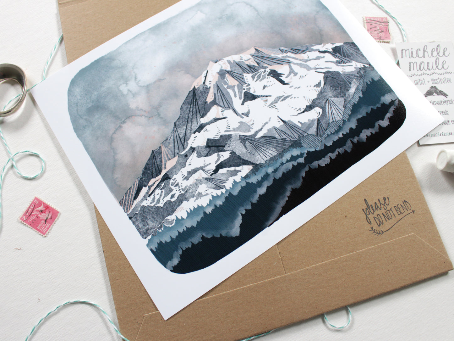 Mt Rainier 8x10 Art Print