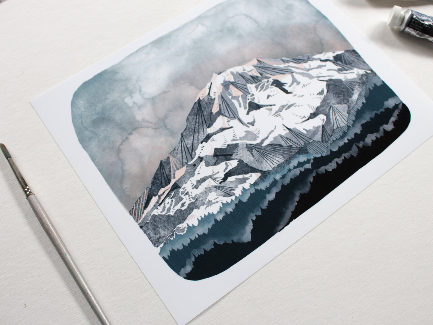 Mt Rainier 8x10 Art Print