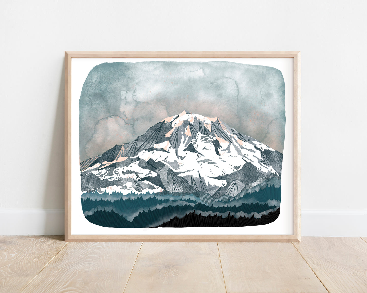 Mt Rainier 8x10 Art Print