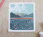 Rolling Hills Original Gouache Painting