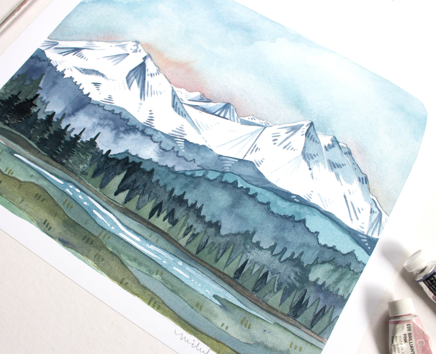 Three Sisters Oregon Landscape Artwork