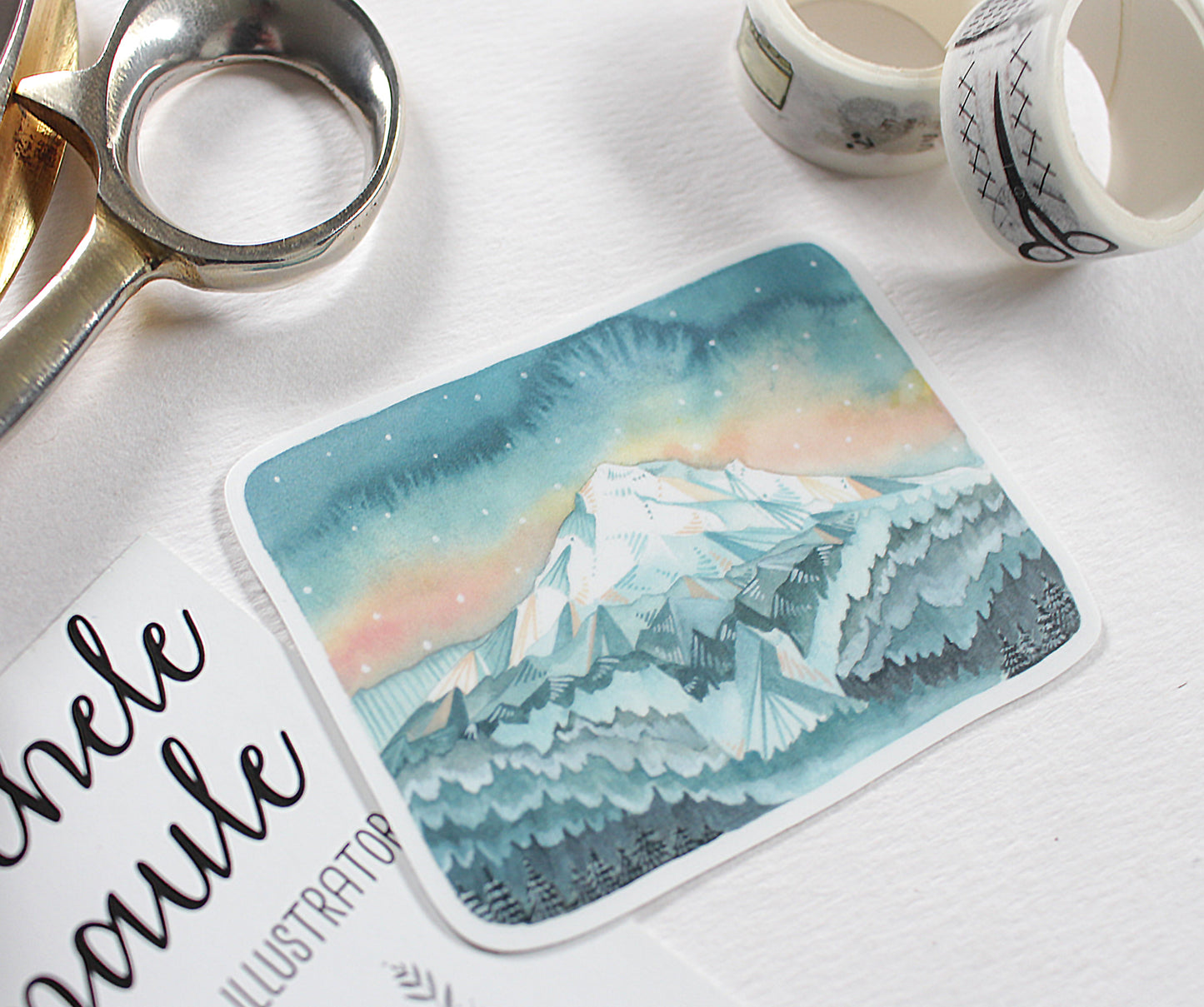 Vinyl Sticker - Mt Hood Sunrise