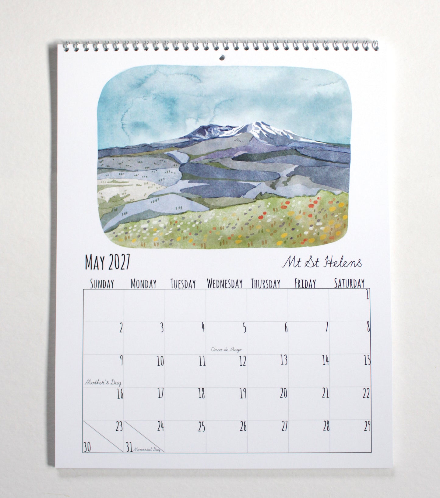 2027 Washington State Calendar