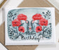 Charming Birthday Card with Adorable Mouse Illustration