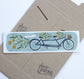 Tandem Bike Two Sided Illustrated Bookmark