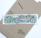 Tandem Bike Two Sided Illustrated Bookmark