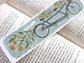 Tandem Bike Two Sided Illustrated Bookmark
